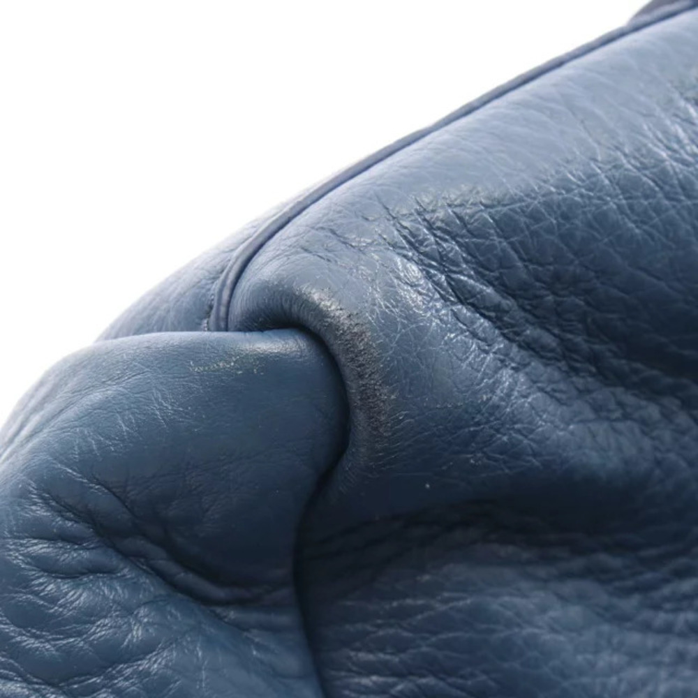 Balenciaga Leather Bag Tote Blue - Picture 6 of 10